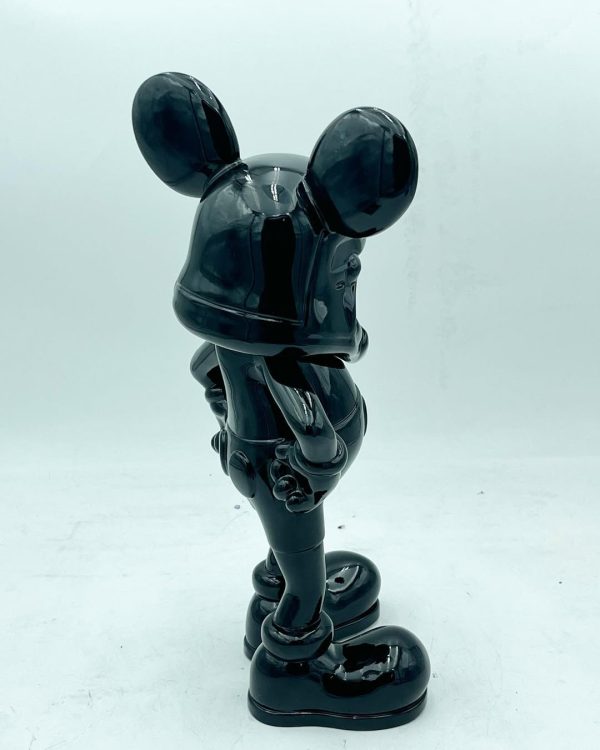 Black Mickey Warrior Sculpture