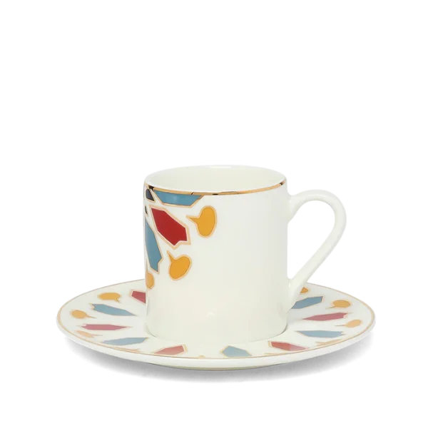 Vitrail Set Of 6 Espresso Cups